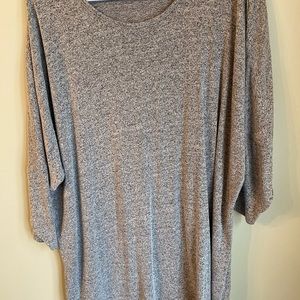 Gray tunic shirt